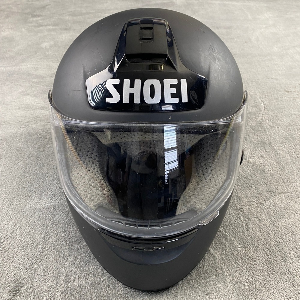 Shoei Motorcycle Helmet Unisex Matte Black W-1 Full Face Snell DOT CX-1 Shield